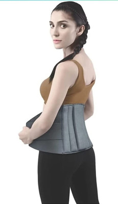 MsOrthtics Abdominal Belt after delivery for Tummy Reduction & Slimming Belt (GREY) Abdominal Belt(Grey)