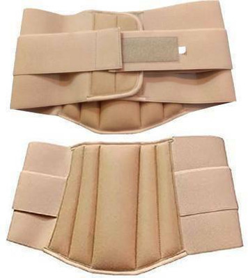 Borniva Lumbo Sacral Support Belt with dual Adjustable Straps. Abdomen Support Beige Back / Lumbar Support