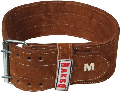HouseOfCommon Genuine Leather Weight Lifting Belt Stabilizing Lower Back Support Waist Support Weight Lifting Belt