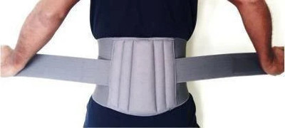HouseOfCommon Lumbo Sacral Support Belt (Waist & Back Support) - For Men & Women Back / Lumbar Support(Grey)