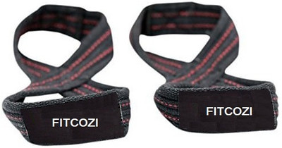 Fitcozi Padded Figure 8 Lifting Straps - Weightlifting Straps Wrist Support