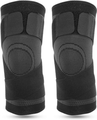 Shopeleven Compression Knee Sleeves Knee Brace for Knee Pain Relief Products Knee Support Knee Support(Black)