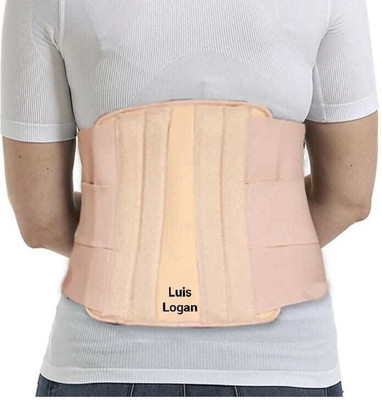 LUIS LOGAN L.S Contoured Belt for Back & Waist Support Pain Relief Correct Posture (Beige,S) Back / Lumbar Support(Beige)