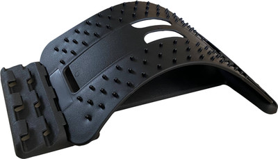 FITRONYX Massage Support Spine Pain Relief Magic Stretcher Chiropractic Back Support Back / Lumbar Support(Black)