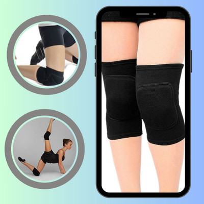 Balarakaaa NEW_S_Dance Pad Provide Knee Support During Training Exercises(SLFK-423 Knee Support(Black)