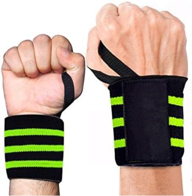 Donizard Wrist Support Band for Gym Workout & Weightlifting for Men Women Hand Grip Wrist Support(Green)