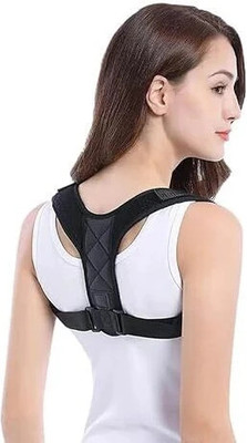 Clinic Care Back Brace For Clavicle To Support Neck, Back and Shoulder Posture Corrector(Black)