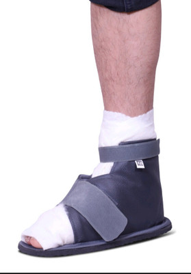 Ahs Products Cast Shoe for foot Plaster & Orthopedic ankle support Cover adjustable Ankle Support(Grey)