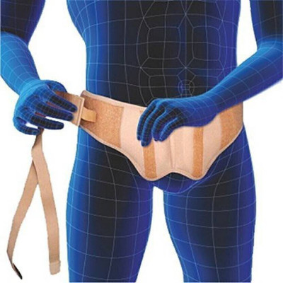 fact-care Hernia belt with hernia removable compression soft pads support Back / Lumbar Support(Beige)