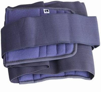 Borniva Lumbo Sacral Belt Back support compression flexible splint Waist Support (GREY) Splints(Grey)