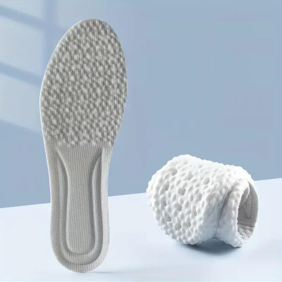 vhbie Shoes Insoles 1 Pair Insole(Grey, White)
