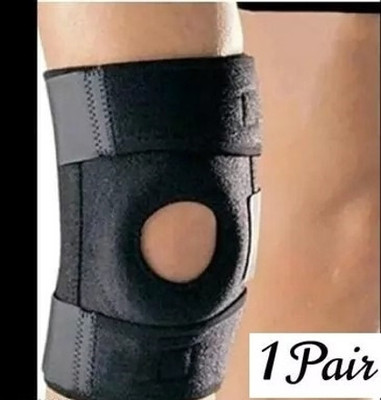 Mulkraj Ortho Mulkraj-Fitness KNEE CAP SUPPORT FOR MEN AND Knee Support (Black)-22 Knee Support(Black)