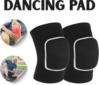 meetanshcollection Cloud-Feel Knee Cushions Built for Dancers Knee Support(Black)