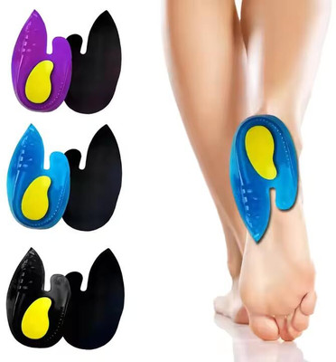 Leosportz Gel Heel Cup Silicon Heel Pad | Shock-Absorbing Cushion Insole