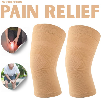 CTC CREATION Premium Fit Brown Knee Support for Better Comfort Knee Support(Brown)