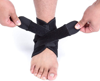 HAPPINY Adjustable Ankle Support Compression Brace Ankle Support