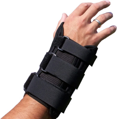 CGT Wrist Support for Pain Carpal Tunnel Finger Support Splint Right and Left Hand Wrist Support(Red)