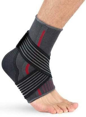 sachi sports Adjustable Ankle Brace for Injury and Pain Support Ankle Support(Grey)