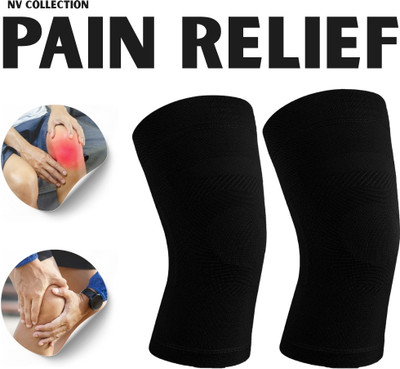 CTC CREATION ComfortEase Knee Sleeve for Flexible Relief Knee Support(Black)