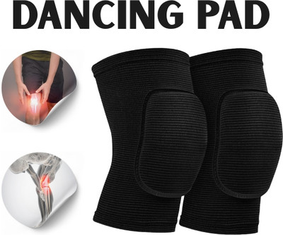meetanshcollection SoftFlex Studio Knee Pads with Smart Fit Knee Support(Black)