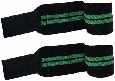 SanR Wrist Wrap With Thumb Loops Green colour Wrist Support