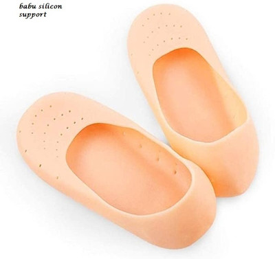 PRT Anti Crack Full Length Silicone Foot Protector Heel Socks SHAC153 Heel Support
