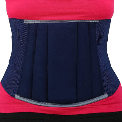 S P ENTERPRISE NEW_S_Lumber Sacral Support Belt back pain relief for Men & Women, BLUE78 Back / Lumbar Support(Black)