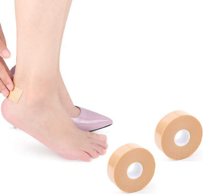 Mahira Export Waterproof Foot Care Sticker Heel Grip Skin Tape Supporter(Beige)