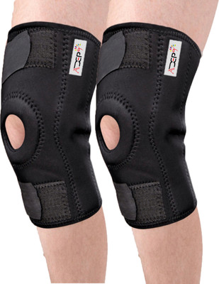 Adept 2 Pack Open Patella with Adjustable Strapp Knee Support