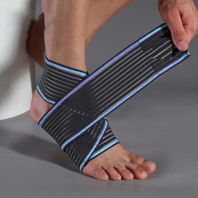 keycraze Free Size Adjustable Brace for Injury and Pain Ankle Support