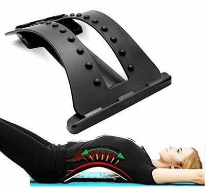 Crownthorpe Adjustable Magic Back Pain Relief Lumbar Region Support with Cushion Removable Back / Lumbar Support