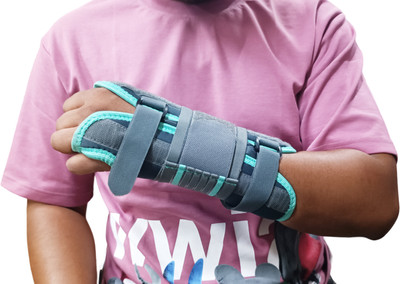 SMIC Wrist & Forearm Splint for Carpal Tunnel Pain Relief Hand Support Brace Wrist Support(Blue)