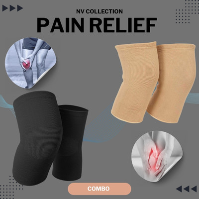 CTC CREATION OrthoComfort Twin Knee Cap Kit – Black&Brown Knee Support