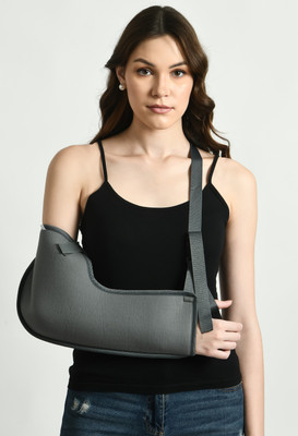 VKOSFIT Arm Sling Pouch Belt Arm Brace Immobilizer for Fracture/Dislocation/Pain Relief Arm Support(Grey)
