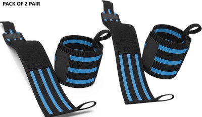 LAFILLETTE Sports Weightlifting PACK OF 2 Wristband Training HandBand Sport Hand Wrist Wrap Wrist Support(Blue)