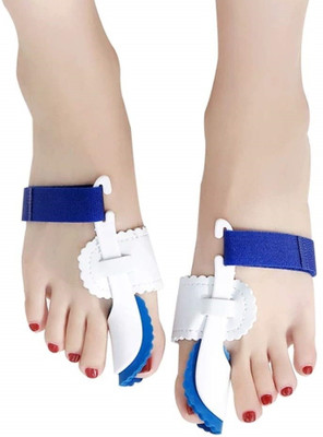 Frackson 1 Pair Bunion Support Splint Valgus Hallux Corrector Big Toe Joint Protective. Splints(White, Blue)