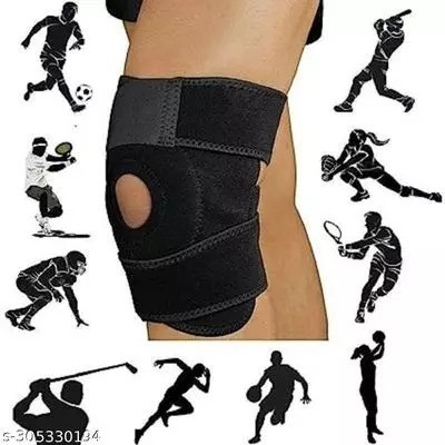 Mulkraj Ortho Knee Support(Men and Women) (Black)-121 Knee Support(Black)