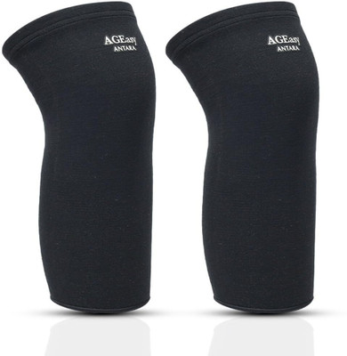 AGEasy Comfort Knee Sleeve Support for Pain Relief, Knee Cap for Men & Women, Exercise Knee Support(Black)