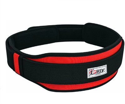 Lordz Multipurpose Weight Lifting Gym, Exercise Belt for Men and Women Abdominal Belt(Black, Red)