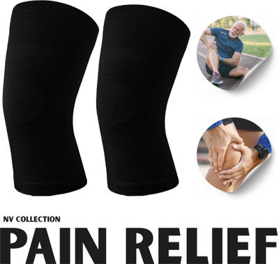 CTC CREATION Cushioned Knee Support Ideal for Prolonged Use Knee Support(Black)