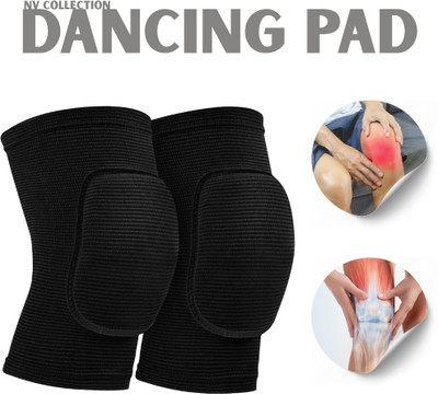 NV COLLECTION CloudStep Knee Pads designed with breathable padding for light dance motion Knee Support(Black)