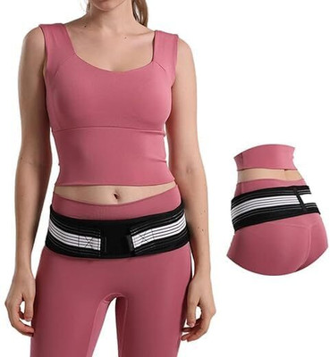 Shopeleven Sciatica Belt Men Women, Sacroiliac SI Joint Hip Belt Pelvic Support Belt Back / Lumbar Support(Black, White)