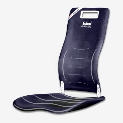 SABAR Orthopedic & Ergonomic Backrest Lumbar Support Seat - Backguard 3090XC Back Rest Lumbar Support for Office Chair/ Car Seat/ Sofa Back / Lumbar Support(Black)