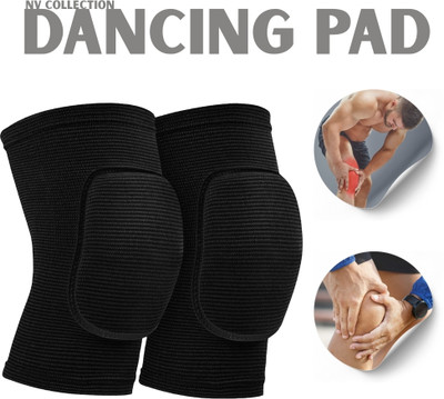 CTC CREATION VelvetFlex Knee Pads providing plush softness for dancers with sensitivity Knee Support(Black)