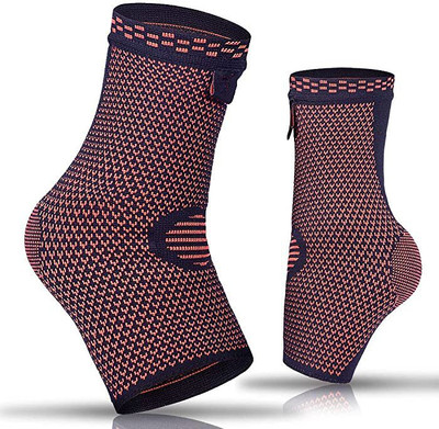 uRock Ankle Brace Support Sleeves - Best Anke Compression Support Ankle Support(Red)