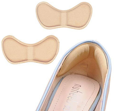 CITYCART Man And Woman Insoles Heel Liner Cushions Grip Pads Heeled Heel Support(Brown)