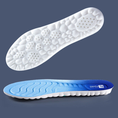 AlexVyan Men 4d Cloud Foam Insole (upto 27 cm - adjustable IND7 to IND8 Men) Shoe Insole Insole(Blue)