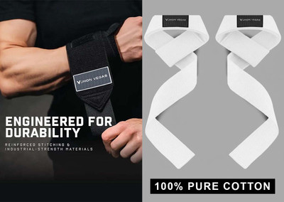 JHON VEGAS COREFIT WRIST SUPPORTER PROFESSIONAL APPROVED BAND WRIST STRAP FOR GYM & FITNES Wrist Support(Black, Orange)