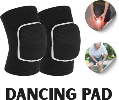 NV COLLECTION VibeFlex Knee Shields with Modern Design Knee Support(Black)