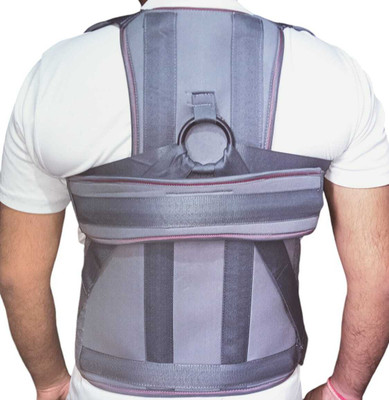 BRIJJ Taylor Brace Urbane Back Dorso Lumbar Spinal Support Belt Posture Lumbar Support Back / Lumbar Support(Grey)